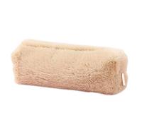 Kwayi - Astuccio per matite in peluche, con matite in peluche, grazioso supporto per il trucco, per adolescenti, ragazze, ragazzi, studenti, borsa per riporre monete e monete khaki, 1 pezzo, Beauty