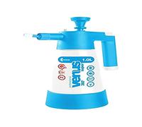 Kwazar 20010025 - Spruzzatore a Pompa, Venus Super PRO Plus 360°, 1 l, con Guarnizione Viton per Uso Professionale, Bianco/Blu, 12,5 x 12,5 x 28,5 cm