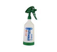 Kwazar Mercury Super PRO+ - Flacone spray con guarnizione Viton verde, 1,0 l, bianco/verde, 10,4 x 10,4 x 35 cm, nebulizzatore regolabile, posizione sicura