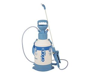 Kwazar, Pompa Industriale, spruzzatore a Pressione con Guarnizione in Viton Orion PRO Plus 6 L, Bianco/Blu, 22 x 22 x 64 cm, 20010033