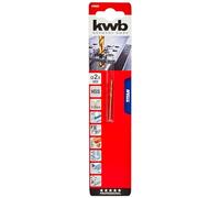 kwb Ø 2 mm Drill in metallo HSS Tin 238620 (trapano a spirale HSS, qualità industriale, terra di precisione, alta velocità di taglio, DIN 338, trapano titanio)