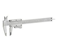 kwb Lezione di scorrimento 150 mm, cursore di misurazione, scala in millimetri e pollici, per misurazioni nucleari e misure interne