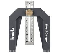 kwb 092100 Misuratore di profondità per frese e seghe circolari incl. 2 scale di misurazione in cm e pollici