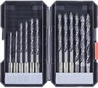 KWB Set punte elicoidali per legno 108830 - 12 pezzi (3, 4, 5, 6, 7 mm)