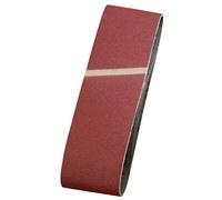 kwb 10x Nastro di levigatura in tessuto, 75 x 533 mm, K-40, Corindone nobile, per legno e metallo, carta vetrata per smerigliatrice / rettificatrici a nastro