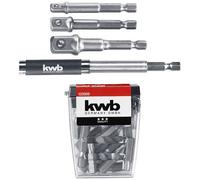 KWB 120090 Set Di Bit 23 Pezzi In Acciaio Cromato-Vanadio Con Scatola Pratica