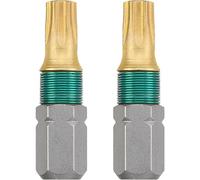kwb 2 x Bit 25 mm TORX T30 titanio 124230 (stagno, acciaio TQ 60, ISO 1173, azionamento C6.3)