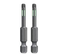 kwb 2 x Bits 50 mm TORX 25 Torsion 122325 (TQ 60 acciaio, zona di torsione, ISO