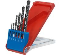 KWB Einhell 49205540 Set 6 Punte HSS Silver Star Ferro Plastica Ø2/3/4/5/6/8mm