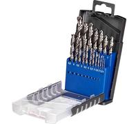 kwb 205920 HSS Kit punte a spirale da metallo 19 parti 1 mm, 1.5 mm, 2 mm, 2.5