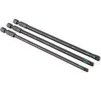KWB 3 Bit 150 mm Torx T25, T30, T40 Set Torsion 123244 (acciaio TQ 60, zona di t