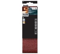 KWB 3 x levigatrici a nastro Corindon 75 x 510 assortite