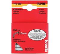 kwb 353-106 Staffe, filo fine, standard, tipo 053/353, c-punta, 6 mm