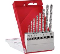 kwb 37800 Kit punte per pietra 8 parti 3 mm, 4 mm, 5 mm, 6 mm, 7 mm, 8 mm, 9 m