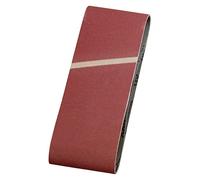 kwb 3x cintura di levigatura del tessuto, 100 x 560 mm, K-80, Noble Corindone, per legno e metallo, carta vetrata per smerigliatrice a nastro/macinazione