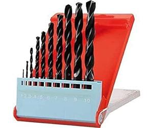kwb, 421340, 421 340 HSS set punta elicoidale, 10 pezzi