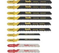 KWB 49617220 - Set di 10 lame per seghetto alternativo - NUOVO
