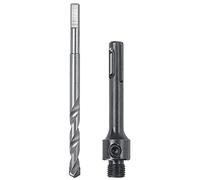 kwb 499001 - Codolo di attacco SDS-Plus per sega a tazza Easy-Cut da 25 mm con filettatura da 1/2'' -20 UNF, con punta di centraggio HSS