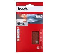 KWB 5 pattini abrasivi 186 x 93 mm GR80