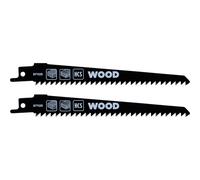 Kwb 571125 set 2 lame per sega gattuccio universale 152mm per legno e compensato
