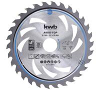 kwb 586954 Lama circolare in metallo duro 190 x 30 x 1.3 mm Numero di denti: 30