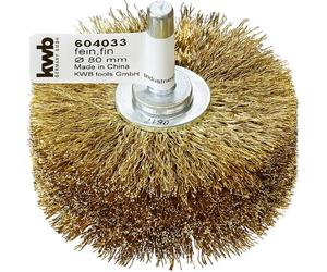 kwb 604033 Spazzola per strutture in legno, filo dacciaio HSS ondulato, dimense