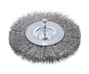 kwb 6078-30 Spazzola a disco, doppio spessore, cavo in acciaio HSS, ondulato