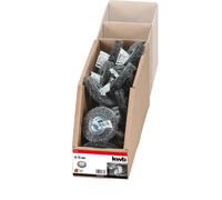 kwb 607833 Spazzole a disco, doppio spessore, filo di acciaio HSS ondulato, per