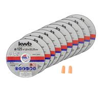 kwb 712022 Kit dischi da taglio 125 mm 10 pz. Metallo