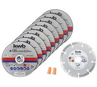 kwb 712032 Kit dischi da taglio 125 mm 10 pz.