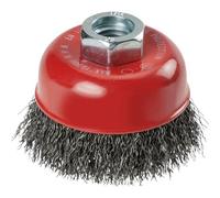 kwb 719106 SPAZZOLA A TOCCO AGGRESSO-FLEX ®, IN FILO DACCIAIO, ONDULATA 1 pz.