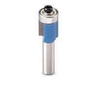 kwb 7554-20 HM Flush-Cutter Professional (per legno, Ø 13mm, albero da 8 mm, taglio di precisione a base di terra, adatto per tutte le solita femminile), blu / grigio