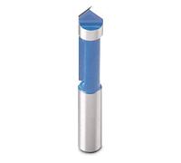 kwb 7557-20 HM Incisione Cutter Professional (per legno, Ø, gambo da 8mm, tagliente levigata di precisione, abbinando tutte le femmine comuni-bitches), blu / grigio