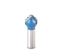 kwb 7568-20 Profilo PROFILE HSS Professional (per legno, Ø 12.7mm, R = 3,2 mm, albero da 8 mm, taglio di precisione a terra a base di taglio, adatto per tutte le fresatura a mano comune), Ø 12,1 mm