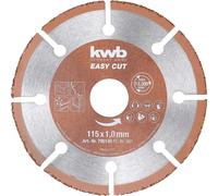 kwb 790540 Disco di taglio dritto 125 mm 1 pz. Legno, Plastica, Rame