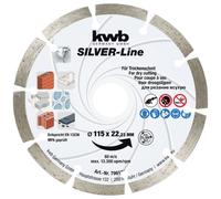 kwb KRAFTIXX Diamond taglio disco 796170 (diametro 115 mm per granito, calcestruzzo, clinker e muratura)