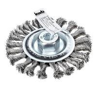 Kwb AGGRESSO-FLEX® 7197 - Spazzole a disco, filo in acciaio HSS intrecciato, per uso con smerigliatrice angolare