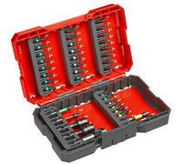 kwb Bit box per chiavi a percussione/impatto Set di punte da 37 pezzi con portapunte e bussole resistenti agli urti, codoli E C 44626