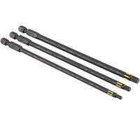 KWB Bits 150 mm Hex 3, 4, 5 mm Allen Set Torsion 123441 (TQ 60 acciaio, zona di torsione, ISO 1173, drive C6.3), L