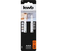 KWB Blister 2 fogli di alluminio BIM in legno e metallo 105 mm a T