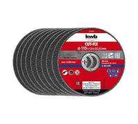 kwb by Einhell 49711944-10 dischi da taglio sottili, 115 x 1,0 mm, accessorio pe