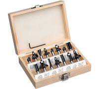 Kwb by Einhell Fräs 8mm 15 Pz. Fräs IN Valigetta per Fresa Verticale