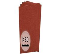 kwb Carta vetrata 50 x 80 corindone e metallo 810080 (ossido di alluminio, arco 230 x 280 mm)