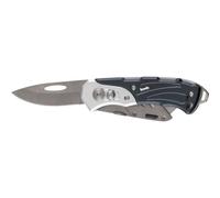kwb Coltello universale pesante incl. coltello da taglio, pieghevole, due lame extra affilate 60 x 19 mm in metallo, incl. lame di ricambio, comando a due mani