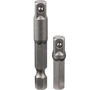 kwb CV chiave a bussola set 2 pezzi 105210 (ISO 1173, quadrato 1/4'')