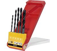 kwb 513900 Kit punte a spirale da legno 3 mm, 4 mm, 5 mm, 6 mm, 8.0 mm 5 pz.