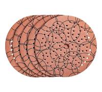 kwb Disco abrasivo Ø 125 mm in corindone con rivestimento antistatico, grana 120, foro universale, incollaggio in resina sintetica e supporto di carta rinforzato