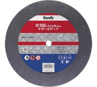 KWB Disco per metallo per troncatrice 355x3,2x25,4 mm con rinforzo in fibra di vetro