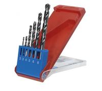 KWB Einhell 49205540 Set 6 Punte HSS Silver Star Ferro Plastica Ø2/3/4/5/6/8mm