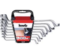 KWB Einhell 49440390 Set 8 Chiavi Inglesi Esagonali Acciaio Cromo-Vanadio